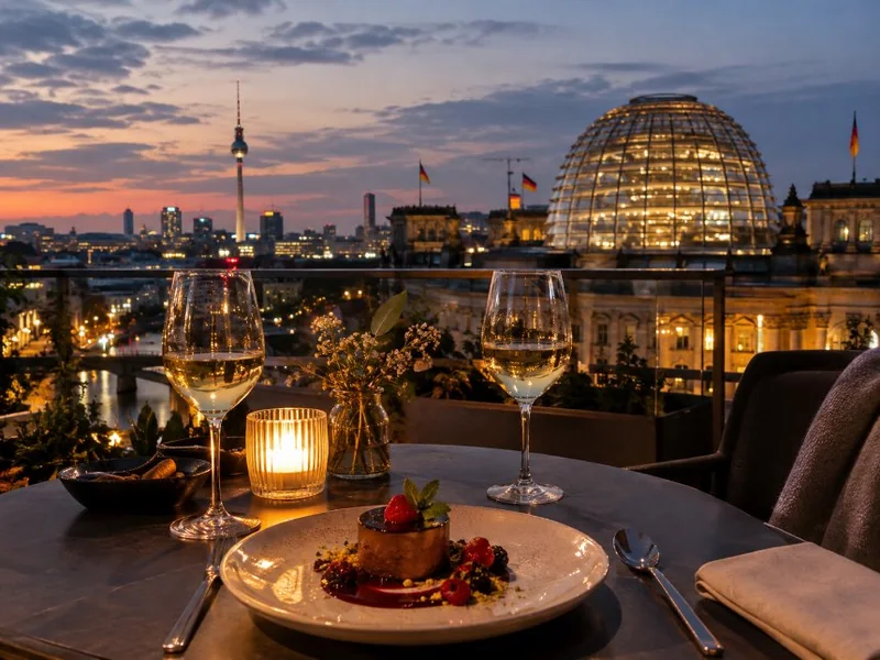 Sundowner dinner at Käfer on the Reichstag